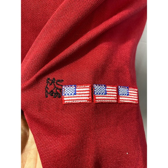 FootJoy ProDry Performance Long Sleeve Mock Golf Shirt XL Merril Lynch Logo - Picture 8 of 10